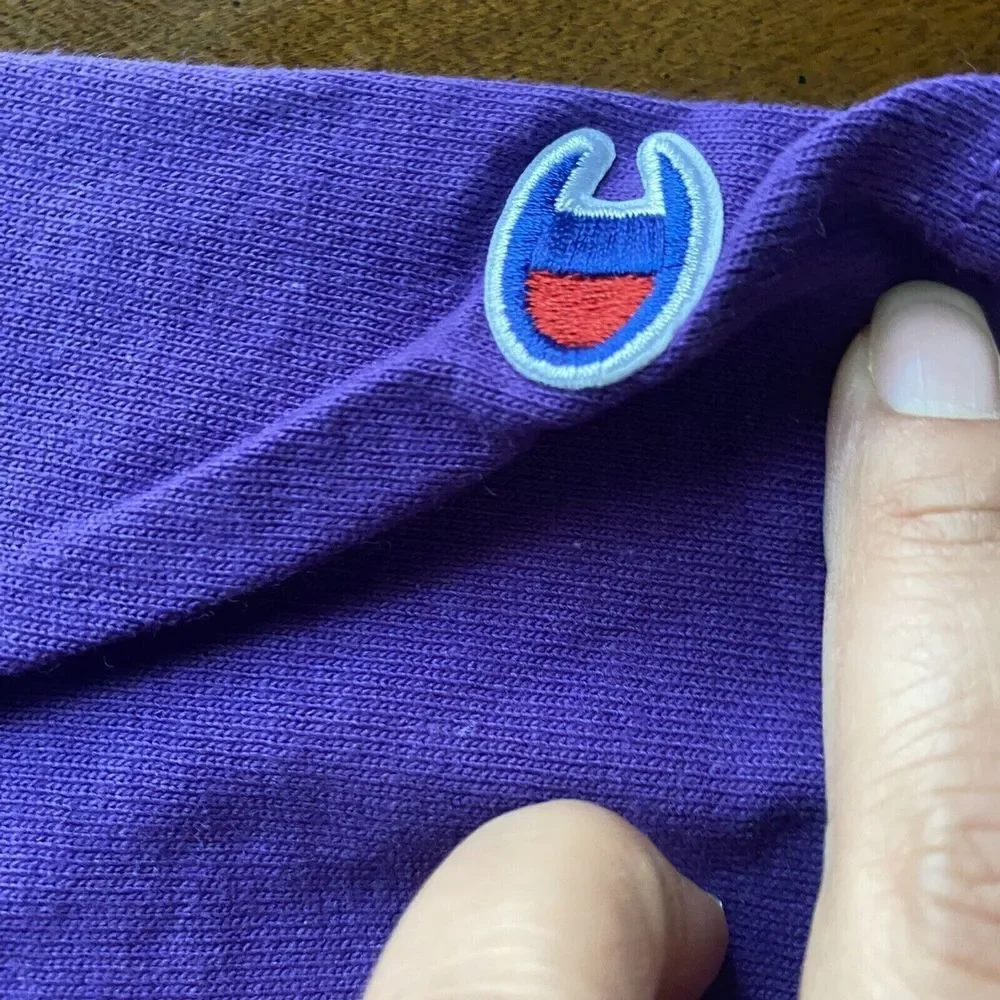 Champion Men‎ Purple Cotton Top Short Sleeve T-Shirt Small Bundle OF Two tshirts - Picture 6 of 10